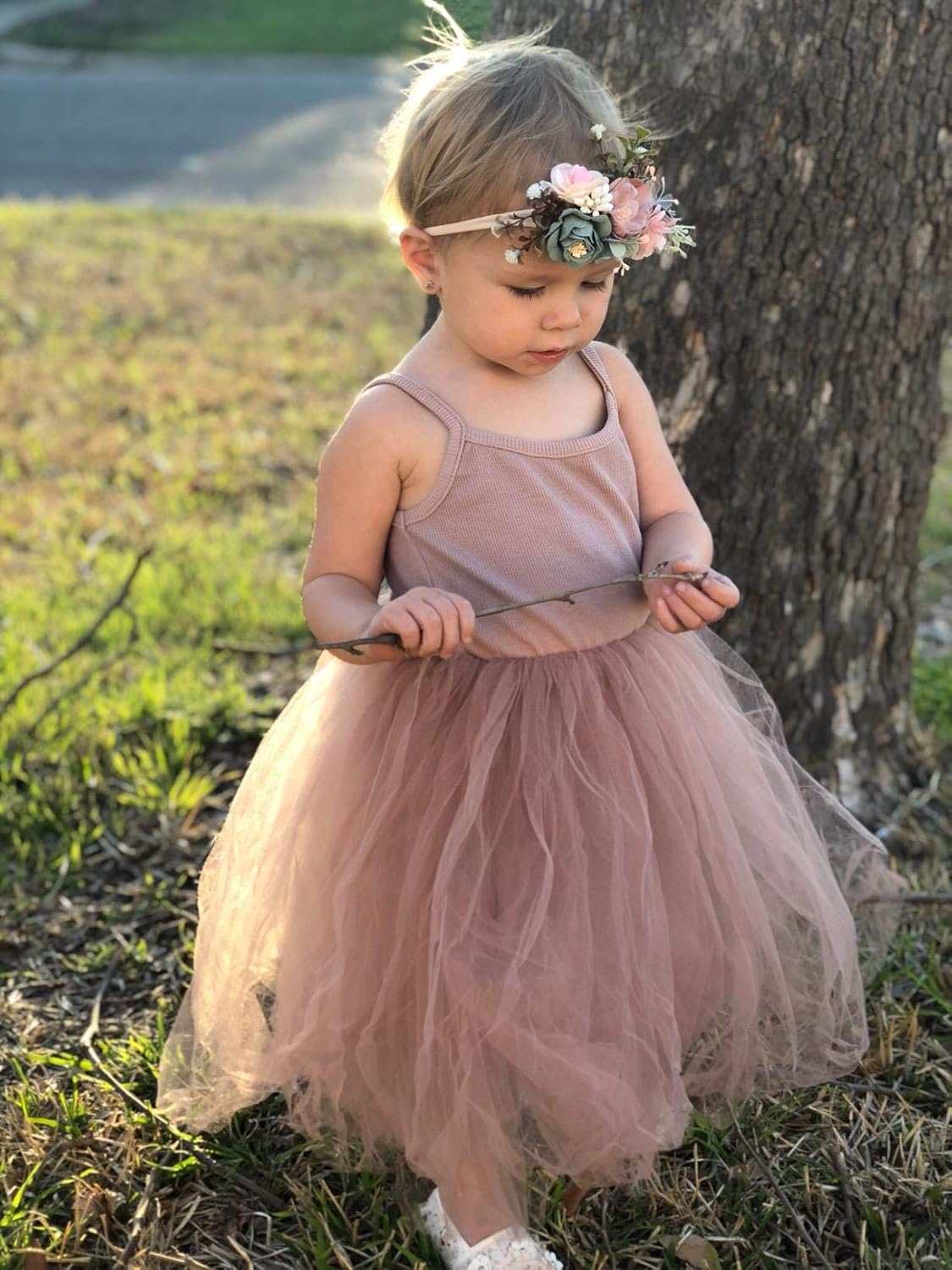 Baby Girls Tutu Dress Sleeveless Infant Toddler Sundress Tulle Bubble 5 Layers: Clothing, Shoes & Jewelry