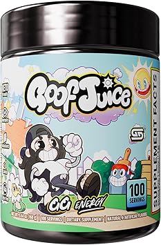 Gamer Supps GG Energy - Goof Juice by MoistCr1TiKaL 100 Servings - Keto Friendly Gaming Energy and Nootropic Blend, Sugar Free + Caffeine + Vitamins + Immune Support, Powder Drink