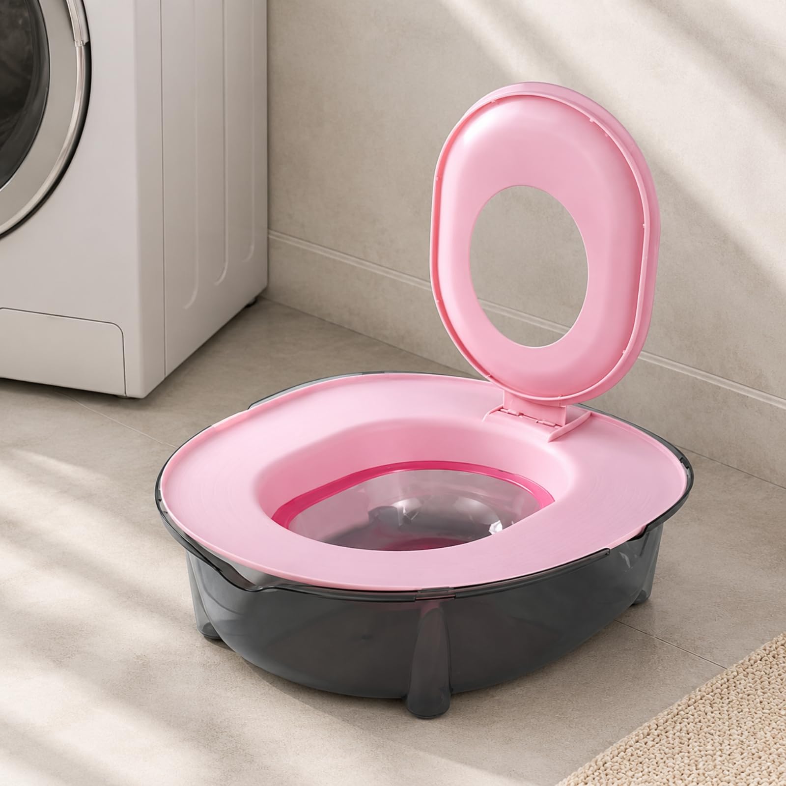 Lettiera con Bordo Rialzato, Rosa