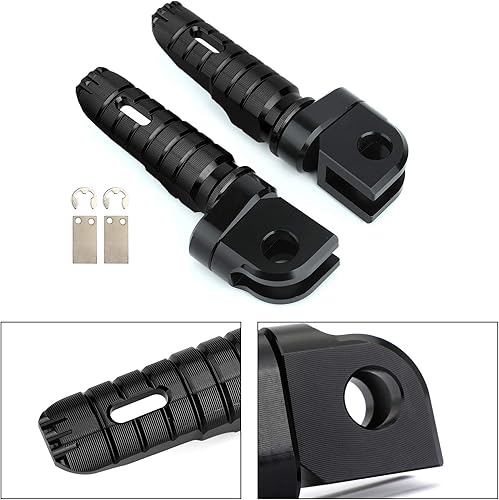 Miniatura 21 de Mad Hornets Reposapiés delantero Piernas para KAWASA-KI Z300 Z400 Z800 Z650 Z900 Z1000 NIN-JA 650 Rojo -,Negro