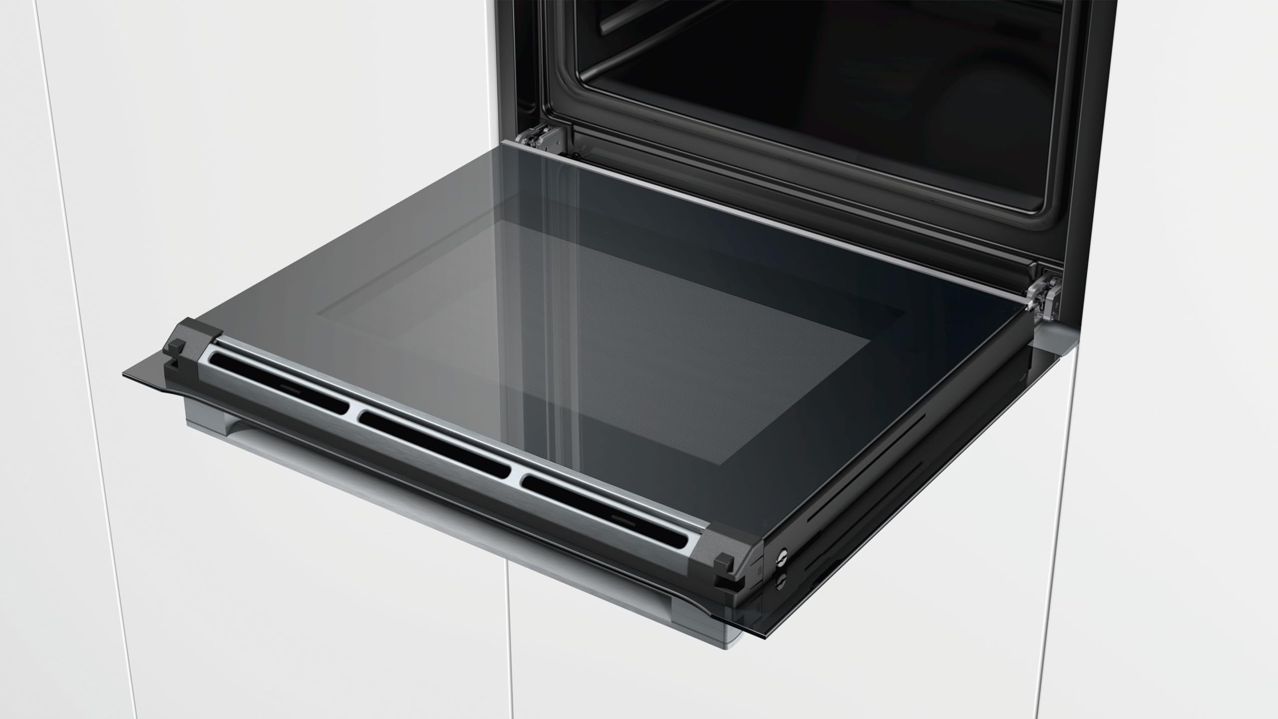 Bosch Serie 8 HBG675BS1 Einbau-Backofen 60x60 cm Pyrolyse 4D Heißluft TFT-Touchdisplay Edelstahl