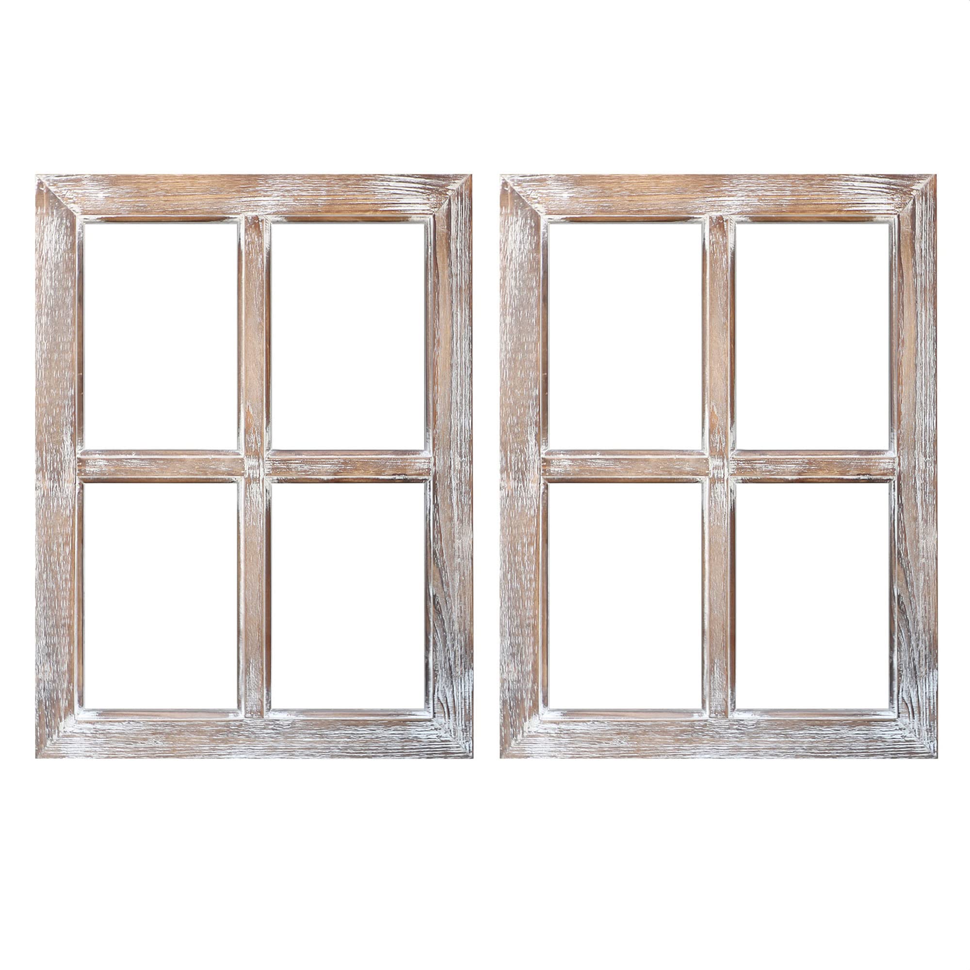 Buy Barnyard Designs 18x24 Rustic Window Frame Wall Decor, Farmhouse