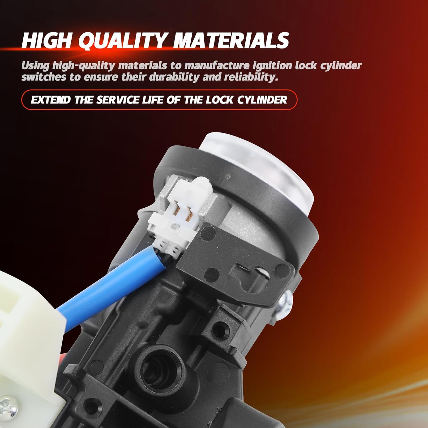 81905-F2230 Ignition Switch Lock Cylinder Assembly with 2 Keys Fit for Hyundai Elantra 2017-2020 Ignition Lock Switch Assembly Replace# 81910-F2130, 81970-F2B00, 81900-F2H00