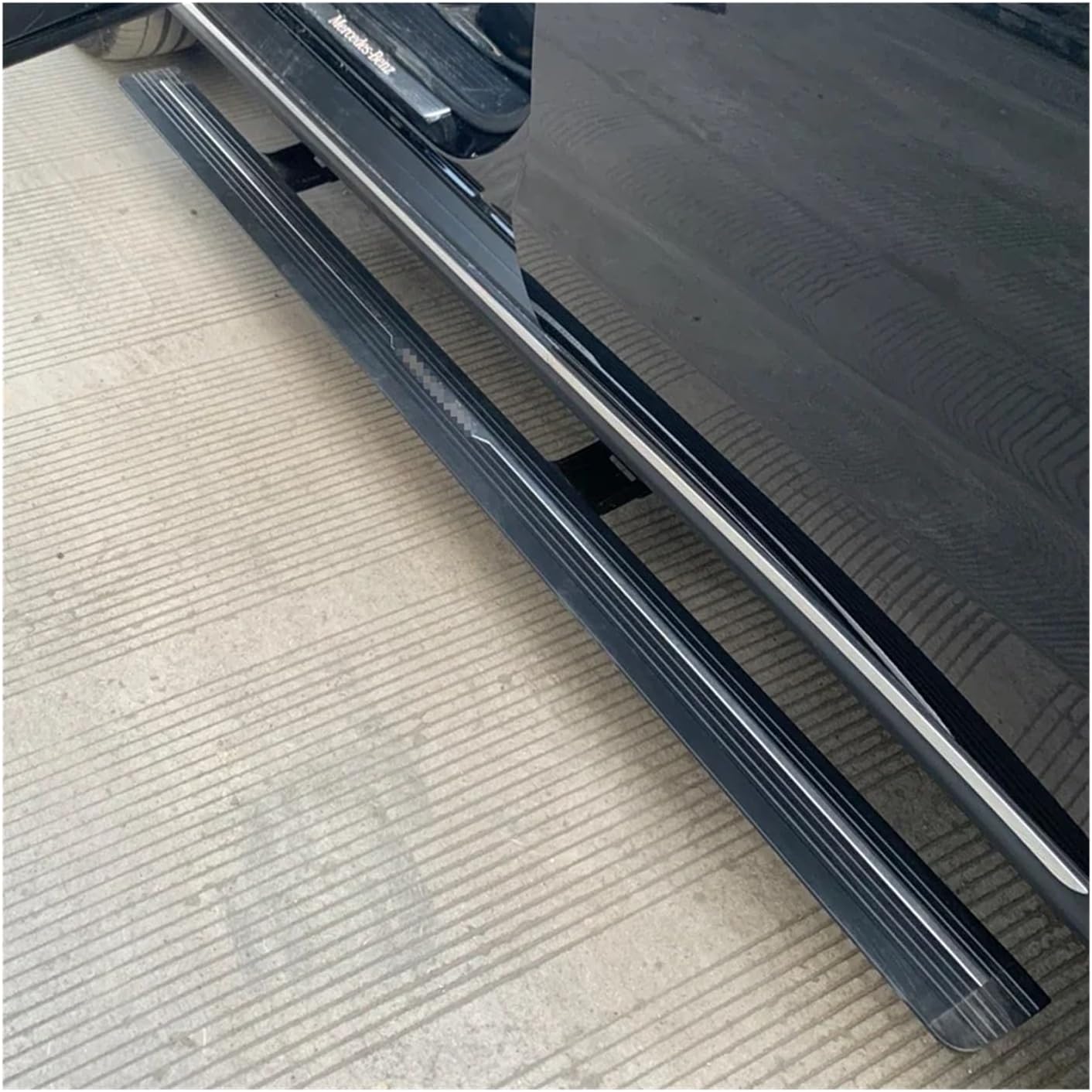 Electric Side Steps Automatic Aluminium Alloy Electric Running Board Compatible for Benz GLS 2016-2019