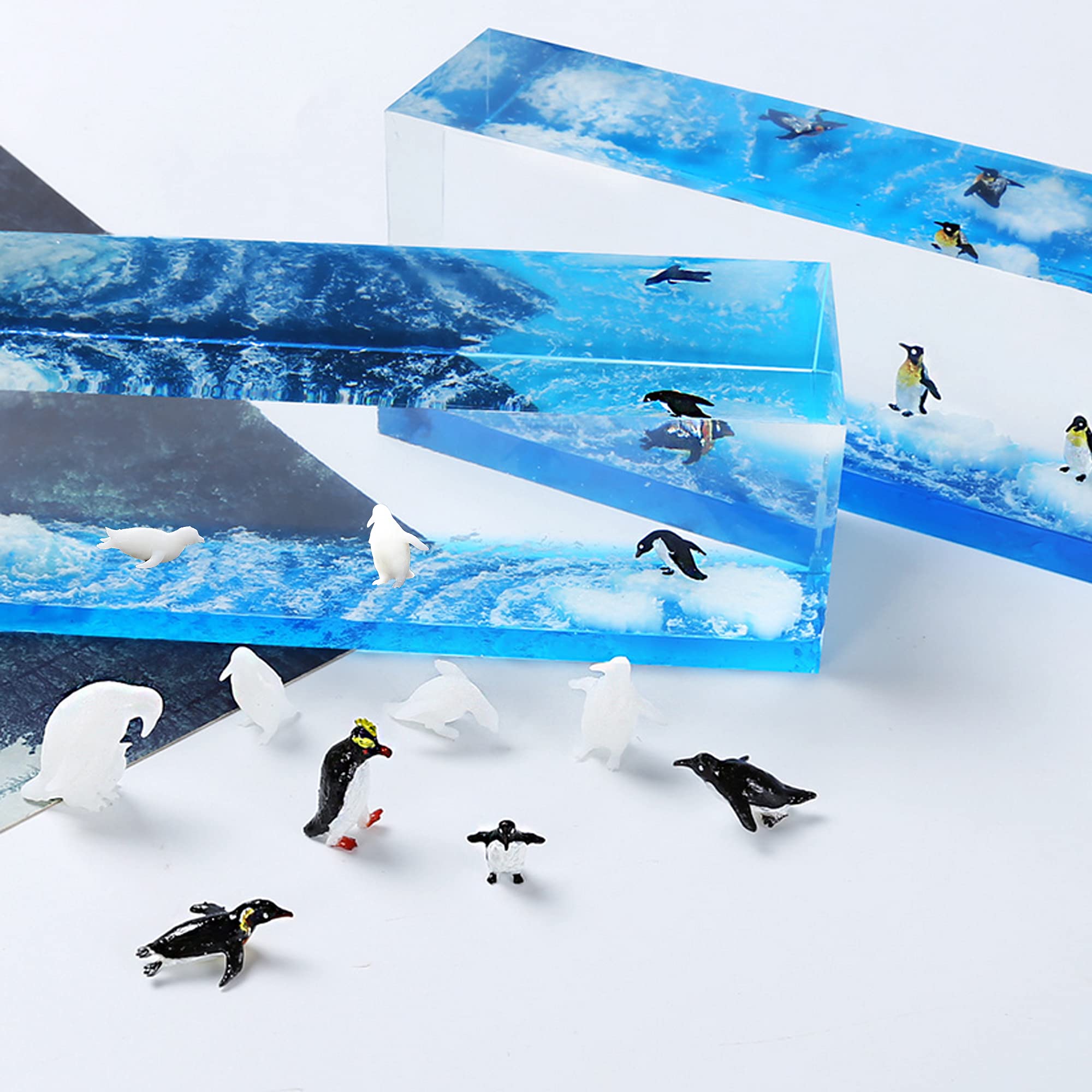 Woohome Stampo Silicone 3D Per Resina - 12 Pezzi Animali Marini - Foto 1