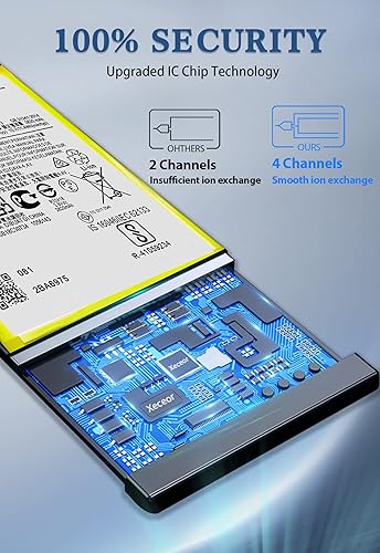 Miniatura 6 de Batería Moto G7, actualizada 2820mAh JE40 Batería de repuesto para Moto G7 Play XT1952-4 XT1952-2 XT1952-1, Moto G7 XT1962-1 XT1962 XT1962-4