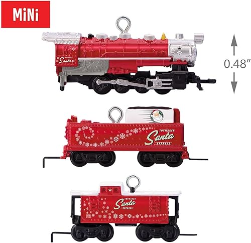 Miniatura 4 de Hallmark 1995QXM8115 - Juego en miniatura LionelNorth Pole Express Recuerdo Adornos de Navidad