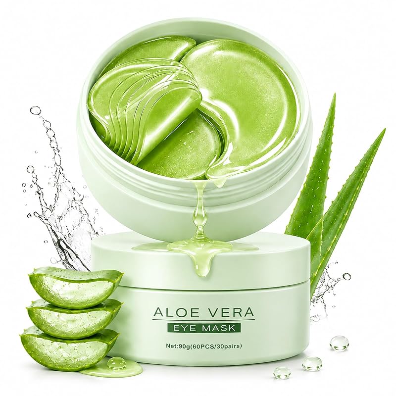 Adesivos para a região dos olhos Jiakale com aloe vera, 60 unidades