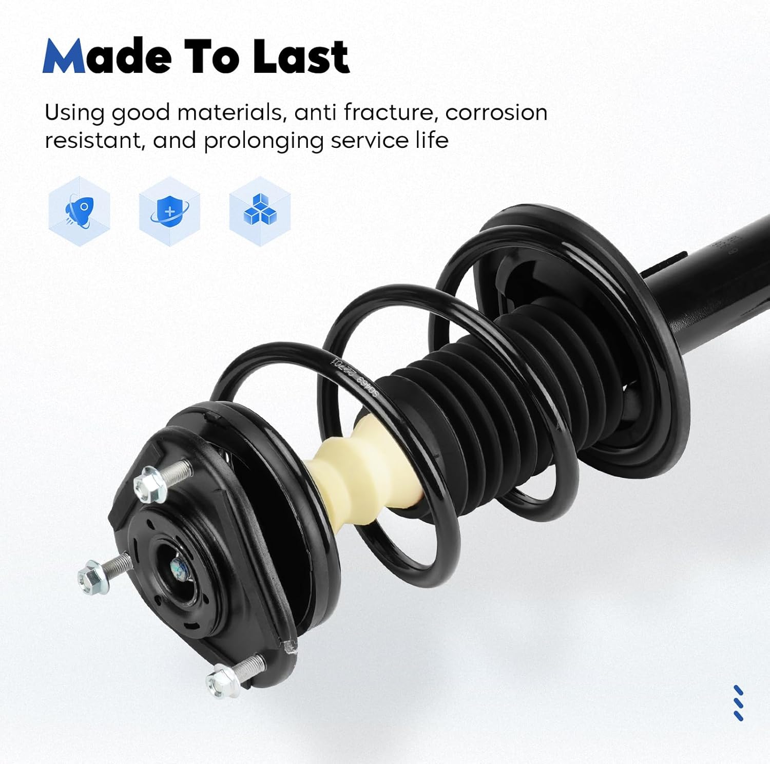 Front Struts Assembly Shock Absorber & Sway Bars End Links Fit for 2009-2012 Toyota Corolla ONLY 1.8L, for Matrix 1.8L Only 2011-2013, Replace for 832598 K90433 (4Pcs）