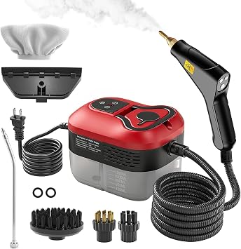 Steam Cleaner, 6-Level Adjustable Steamer for Cleaning for Home, Car