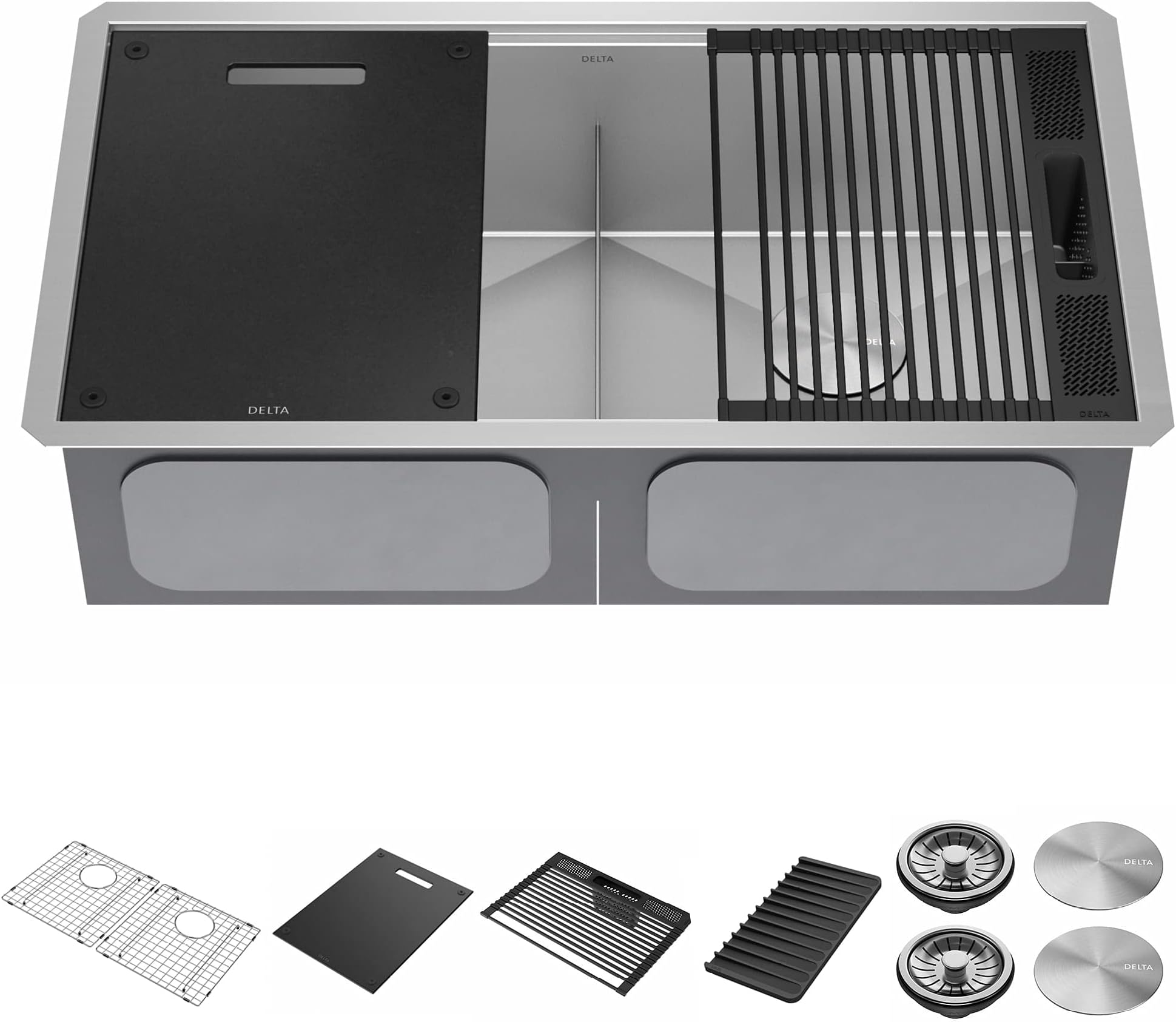 Kohler Cater 33" x 22" Top Mount Undermount Single Bowl kitchen Sink ...