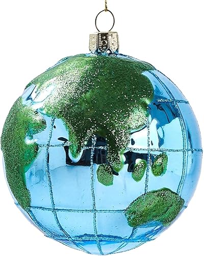 Adornos de Navidad del mundo 2025, adornos de vidrio soplado para árbol de Navidad, adornos de Navidad colgantes raros en 3D para decoración del