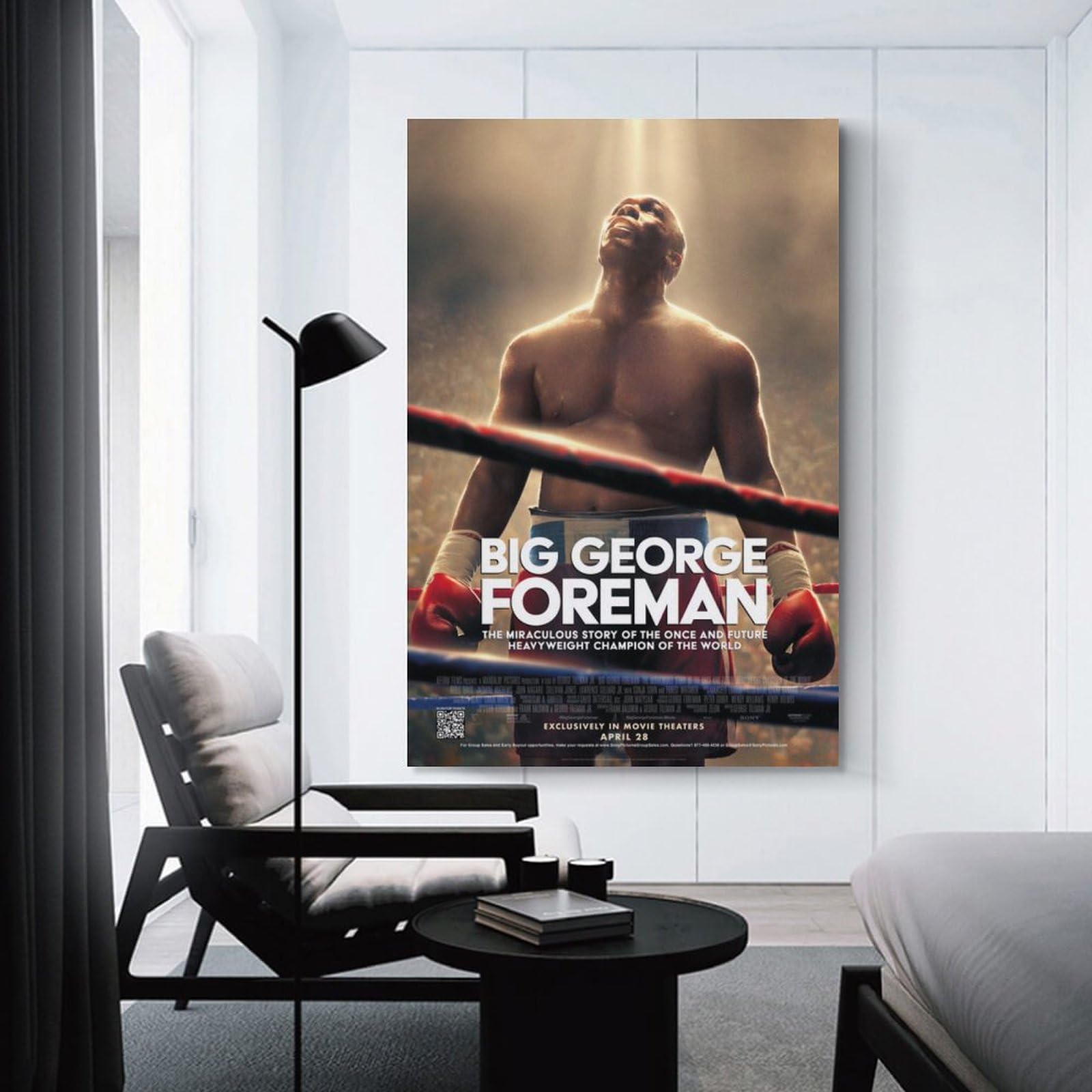 Amazon.co.jp: 映画ポスター ビッグ ジョージ フォアマン 1 キャンバス