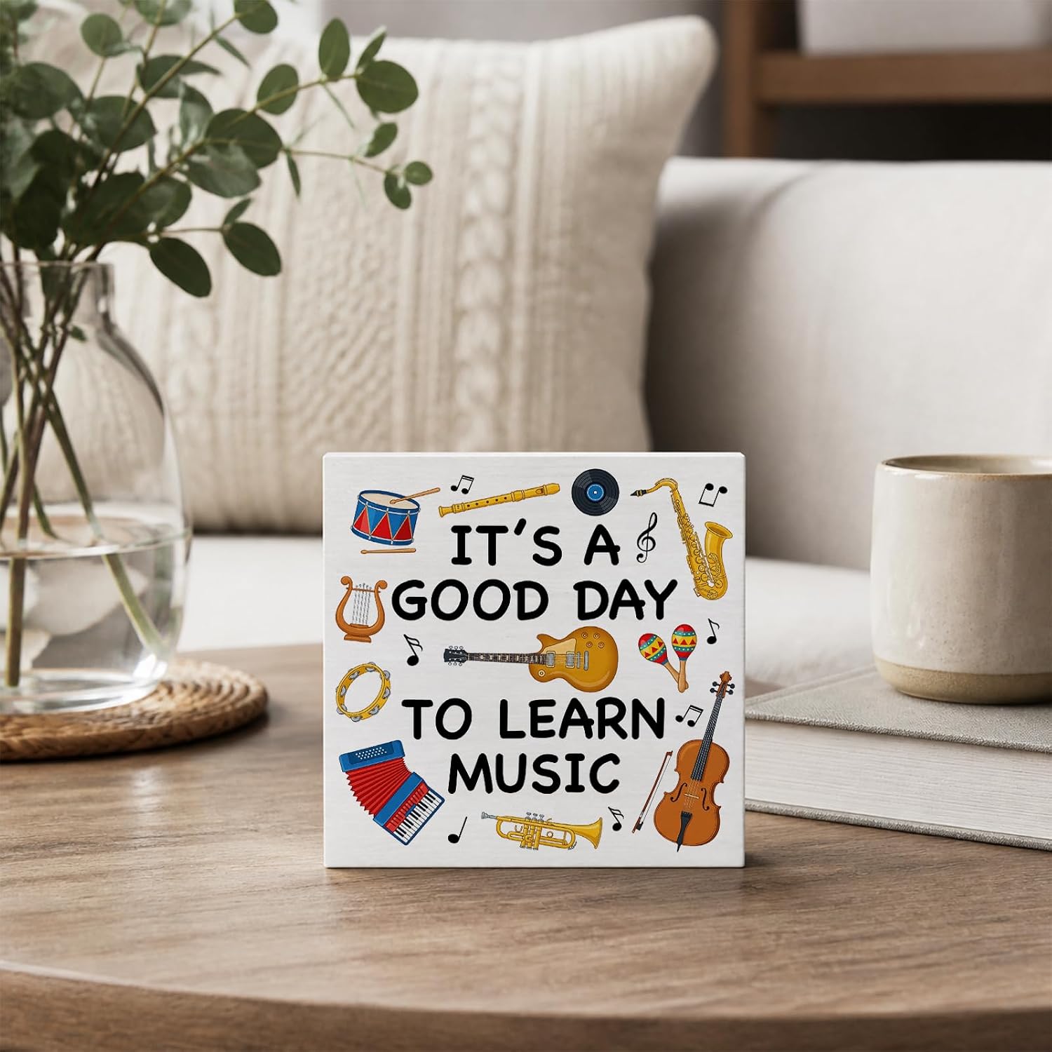 Music Lover Wood Box Sign Music Lover Gift Decor image 5