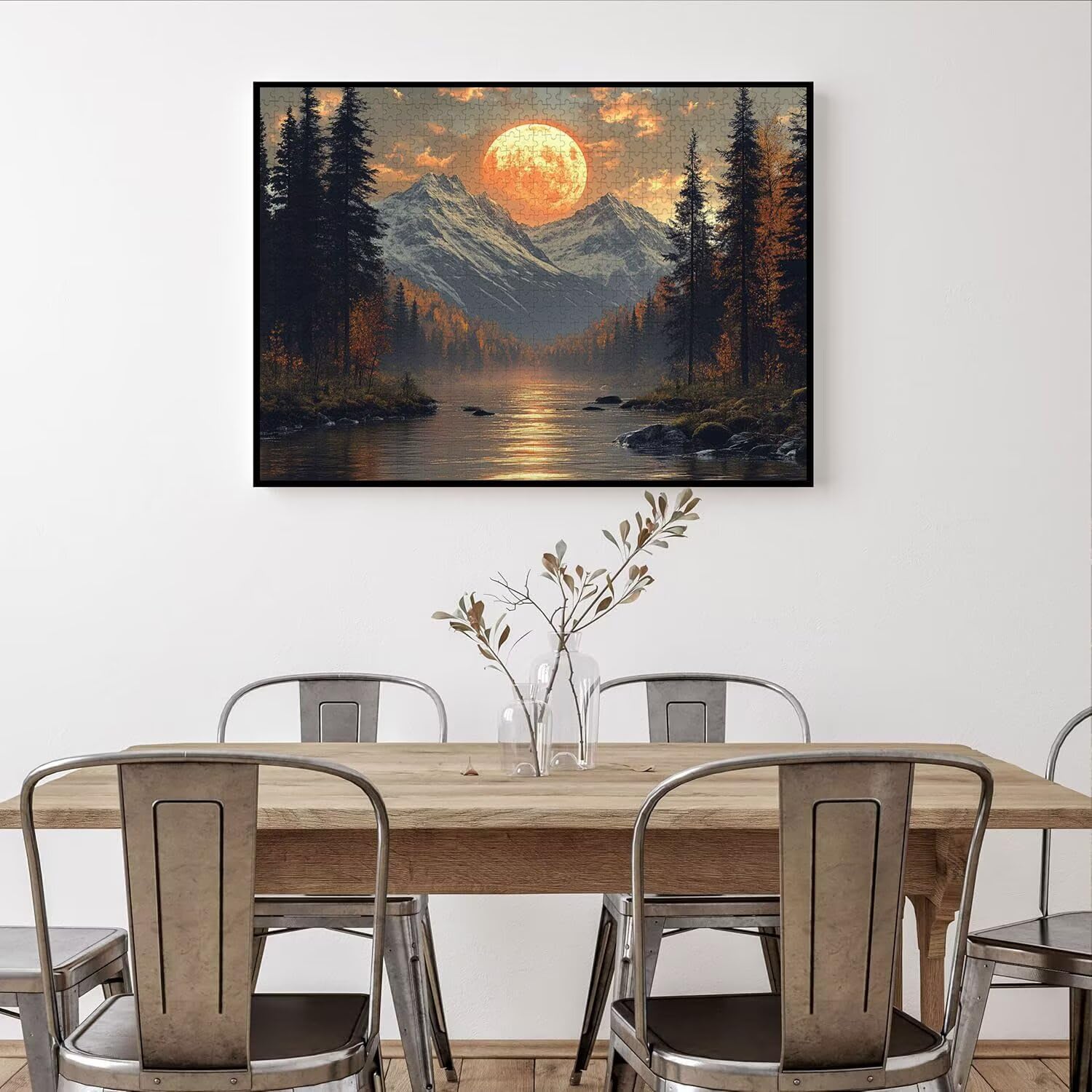 Puzzle 4000 Pieces Coucher de Soleil Puzzle 3D, Classique Puzzles, n-467
