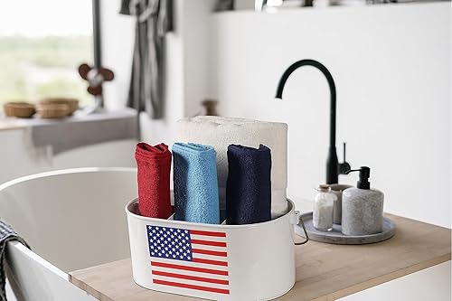 Miniatura 5 de Bedding Craft Organizador para cubiertos, soporte para cubiertos, decoración de artículos de estaño galvanizado, soporte para utensilios de picnic