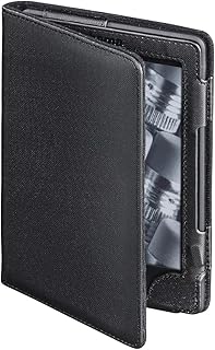 Hama eBook-Case Arezzo für Kindle (Schutz Hülle für Kindle WiFi/Paperwhite und Kobo Touch/Glo zum klappen, Schutzhülle aufklappbar) schwarz, Für Displaygröße: 15.24 cm (6'')