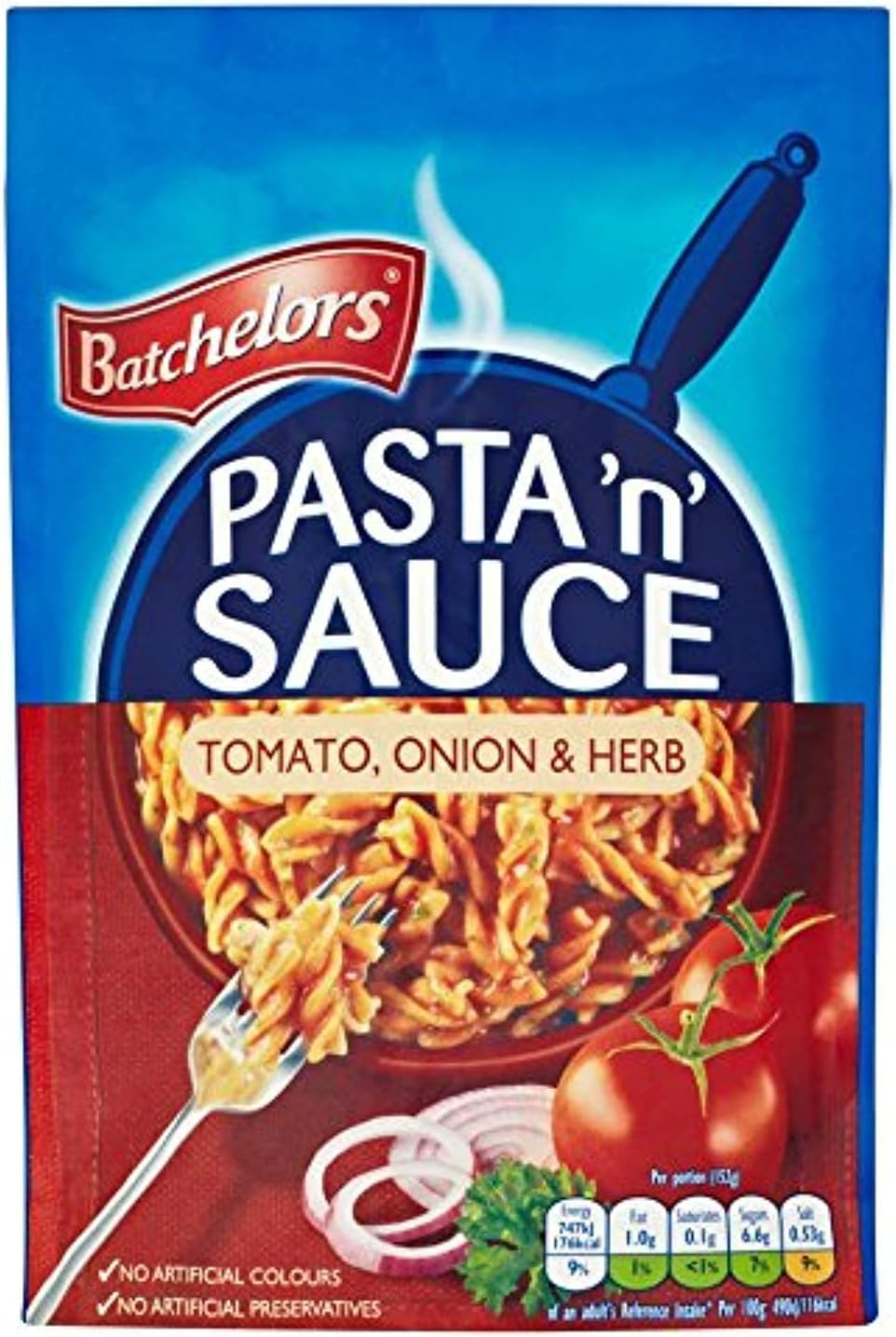 Batchelors Pasta 'n' Sauce Tomato Onion & Herb, 99g Amazon.co.uk Grocery