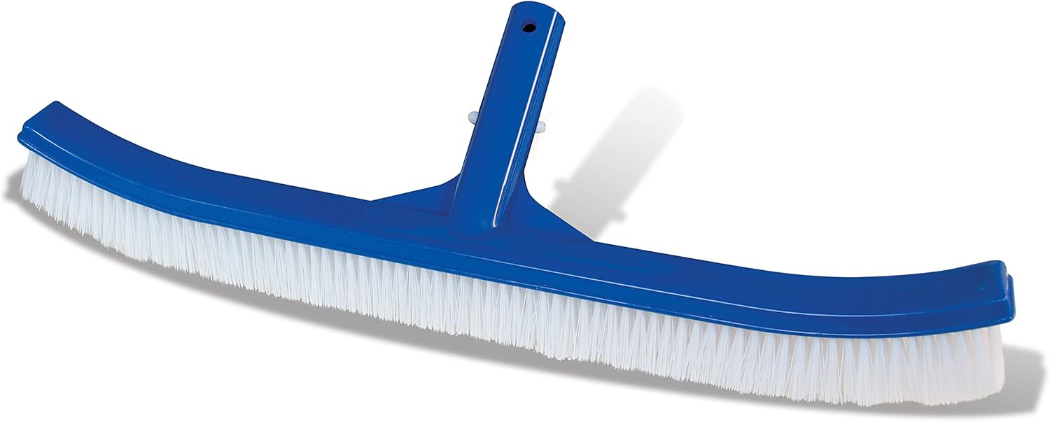Poolmaster 18100 Curved Swimming Pool Brush Head, 17.5