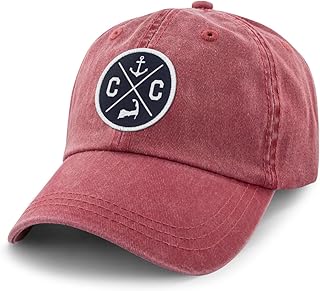 Cape Cod Circle Emblem Washed Dad Hat