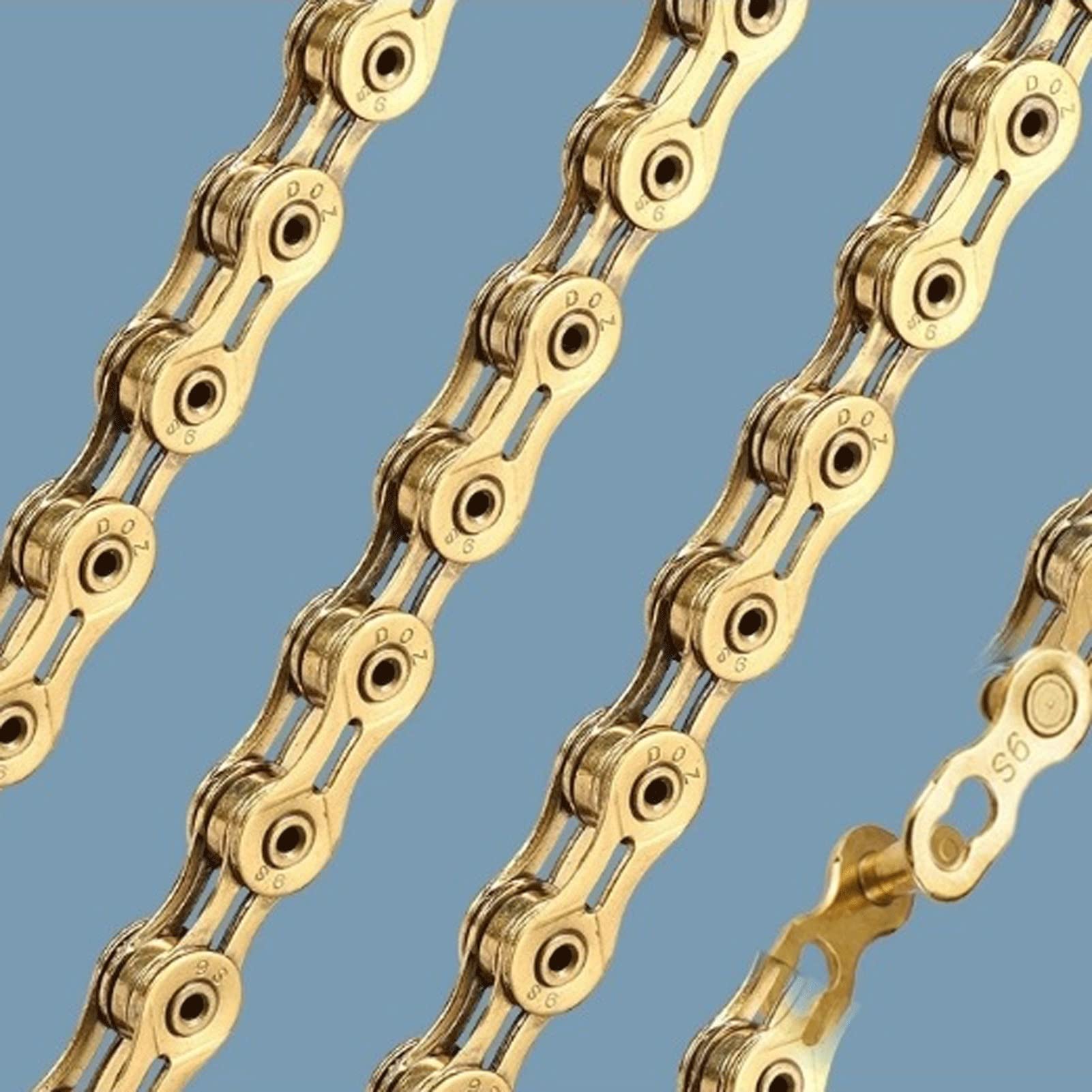 Amazon.com : 11 Speed Golden Alloy Bicycle Chain, Modern Shape