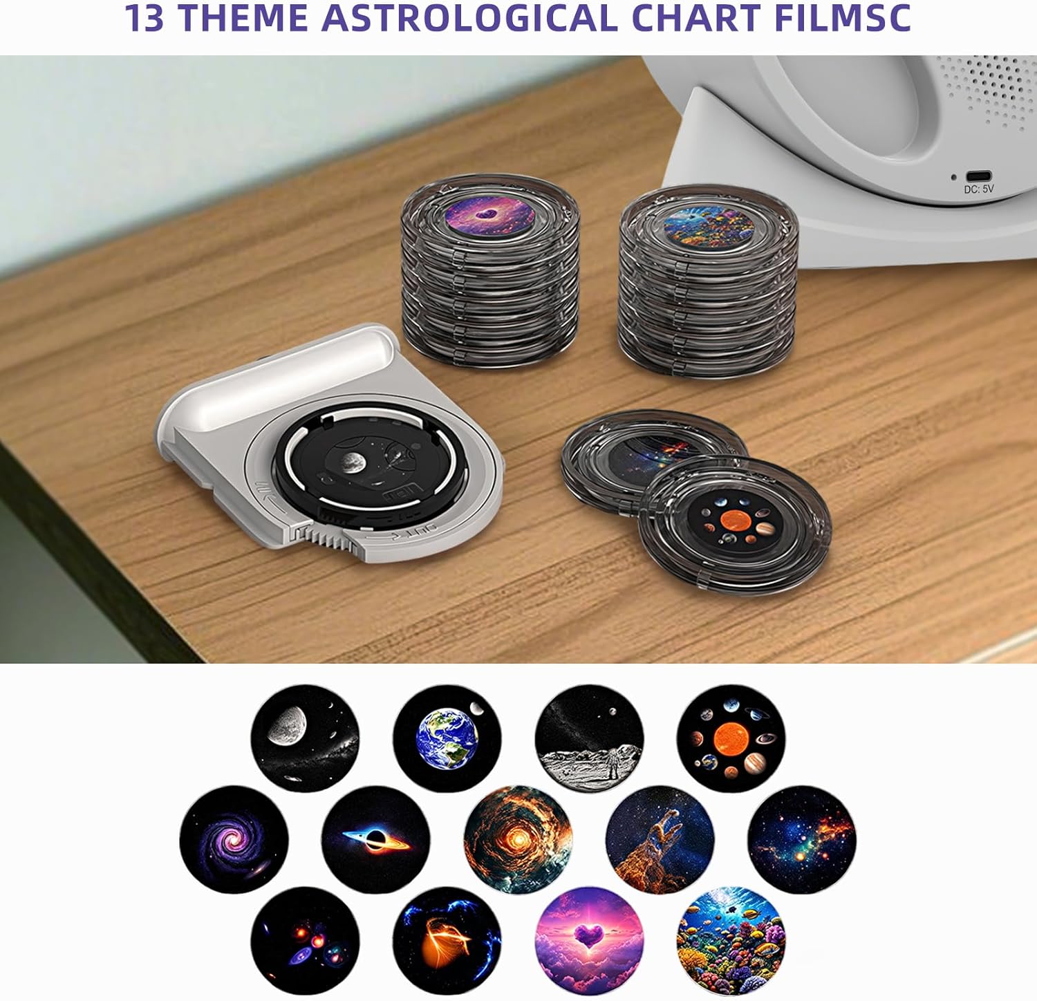 Galaxy Projector Star Light with Shooting Stars - HD Night Light for Bedroom, Bluetooth Speaker, White Noise, Kids Room & Camping, Remote Control, Planetarium & Space Projector