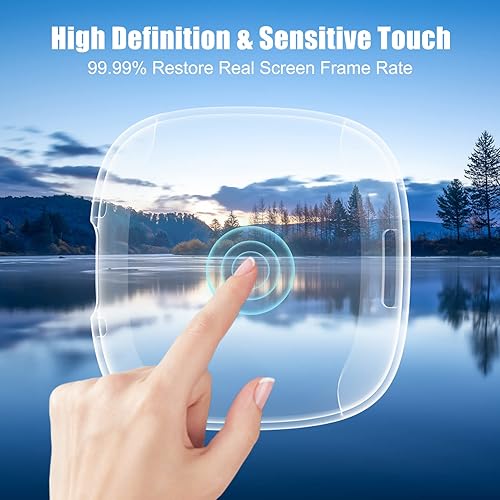 Miniatura 2 de KPYJA Protector de pantalla compatible con Fitbit Sense 2Versa 4, carcasa chapada en TPU suave, cubierta completa, compatible con reloj inteligente