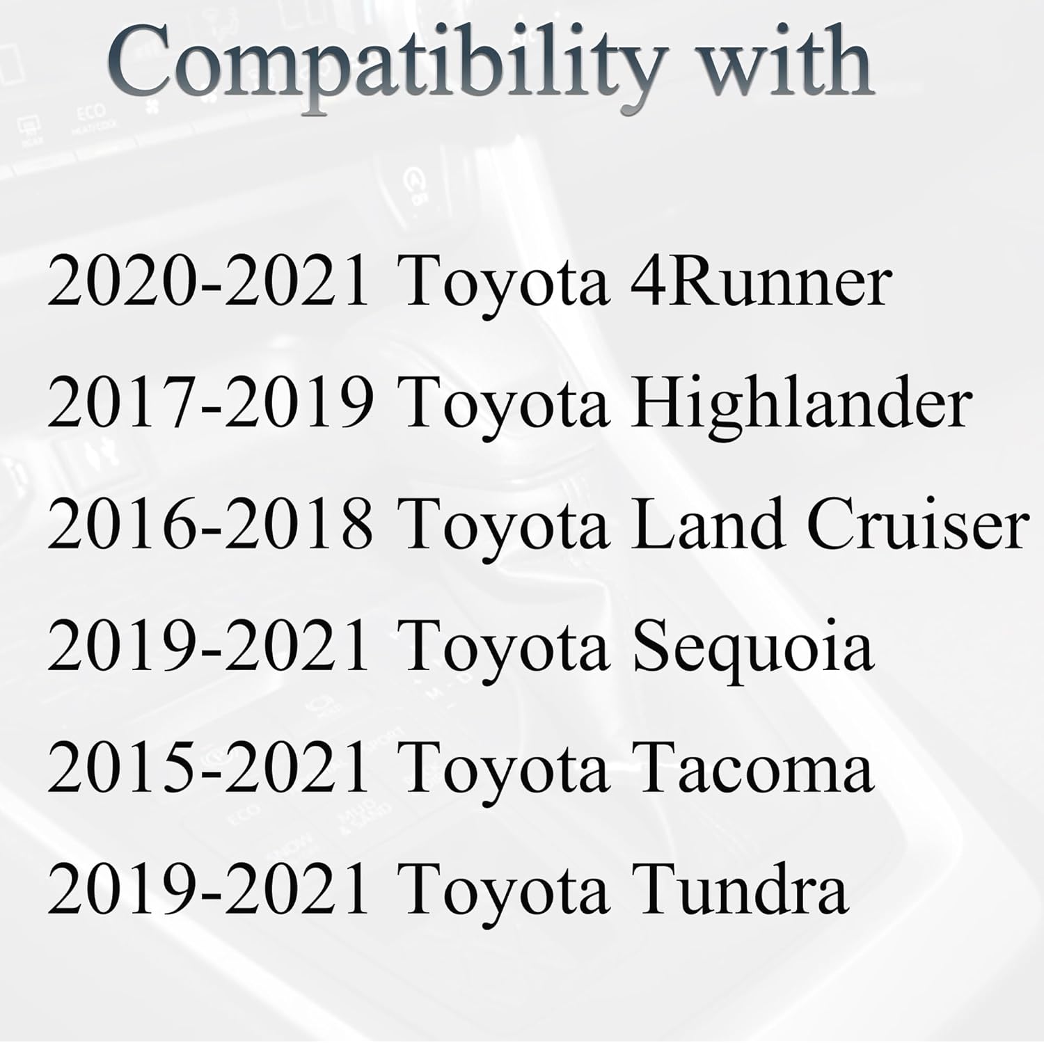 Smart Key Fob Keyless Entry Fits for Toyota Tacoma Tundra 4Runner Highlander Land Cruiser 2015-2021 Remote Control Key Replacement HYQ14FBA 89904-0E092 Board:281451-2110 (AG)