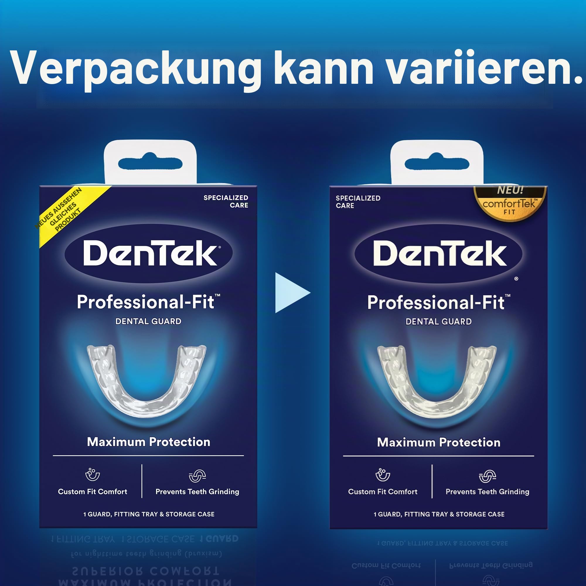 DenTek Professionelle Passform Maximaler Schutz Mundschutz für Nächtliches Zähneknirschen