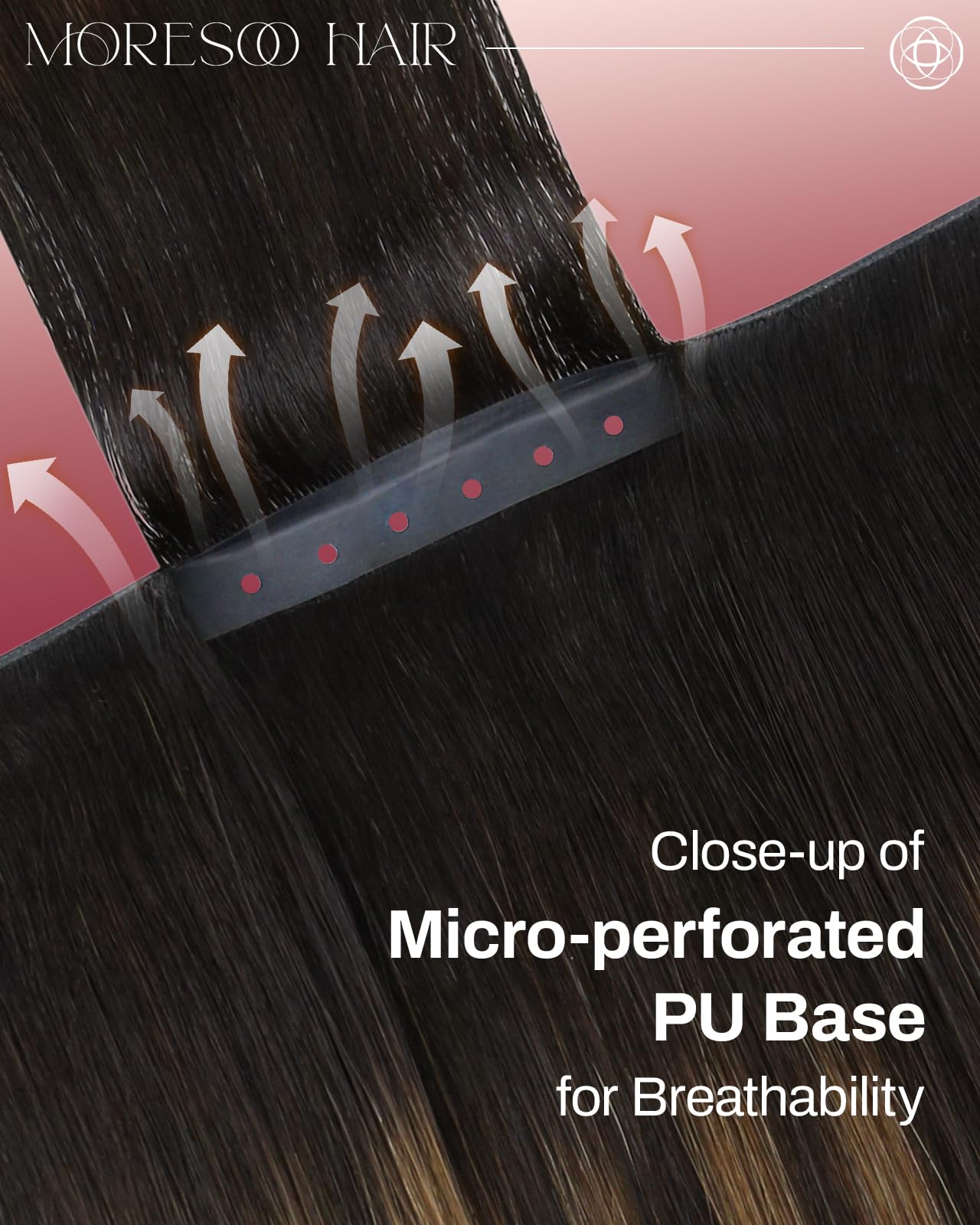 Moresoo Weft Hair Extensions Real Human Hair Medium Brown Highlighted Platinum Blonde Sew in Human Hair Extensions Brown to Blonde Full Head Remy Straight 18 Inch 100g/Pack #P6/60 — view 153