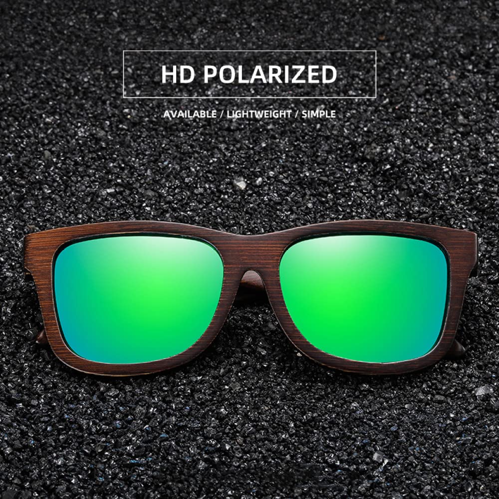 Gafas de sol, Gafas Polarizadas Hechas A Mano Con Lentes Revestimiento De Espejo Y Caja Regalo
