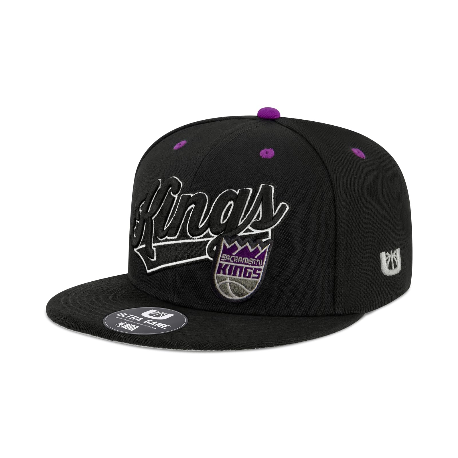 Ultra Game Adults Snap Back 3D Embroidered Team Logo Baseball Cap Hat