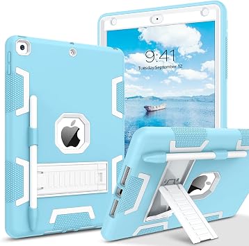 VENINGO iPad 9. Nesil K l f, iPad 8. Nesil K l f, iPad 7. Nesil K l f, iPad 10.2 2021/2020/2019 K l f, 3  1 Arada Dayan kl  Dayan kl  Darbeye Dayan kl  Koruyucu Tablet K l f , Stant Kalem Tutuculu,