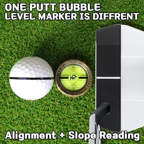 BIRDIE79 Slope Master Pro Green Reader - 1.5m（4.9フィート）以内対応 - 高精度のグリーンリーディング補助機能付き、男女兼用のゴルフハットクリップボールマーカー