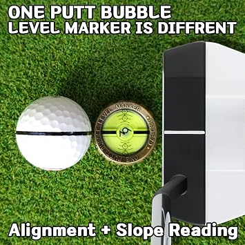 BIRDIE79 Slope Master Pro Green Reader - 1.5m(4.9フィート)以内対応 - 高精度のグリーンリーディング補助機能付き、男女兼用のゴルフハットクリップボールマーカー