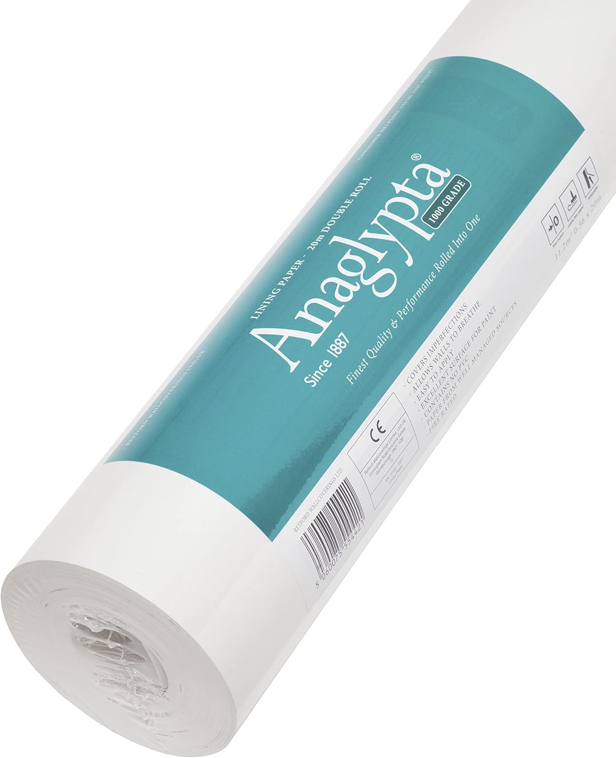 Anaglypta Lining Paper - 10m, 20m, 40m Rolls - Grades 800 to 2500 (1000 Grade Single)