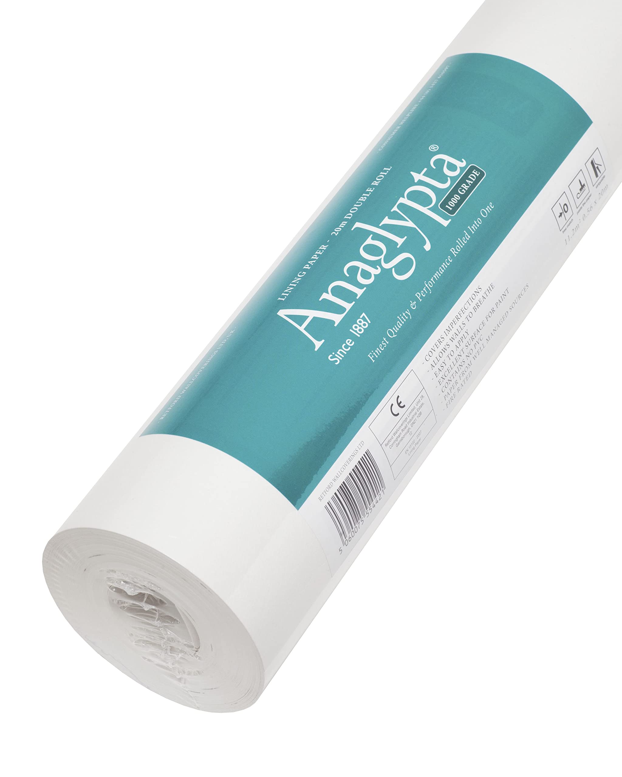 Anaglypta® Lining Paper - 1000 Grade Double (20m)