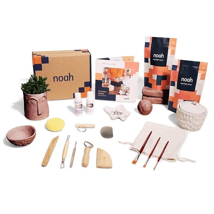Buy Home AirDry DIY Pottery Kit for Beginners. Craft Kit Includes Air