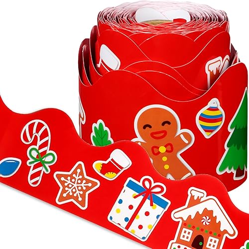 Vista 208 de Panelee Borde inspirador de confeti de 68.9 pies, borde de tablón de anuncios, mariposas, flores, abeja, espacio, inspirador, linda decoración