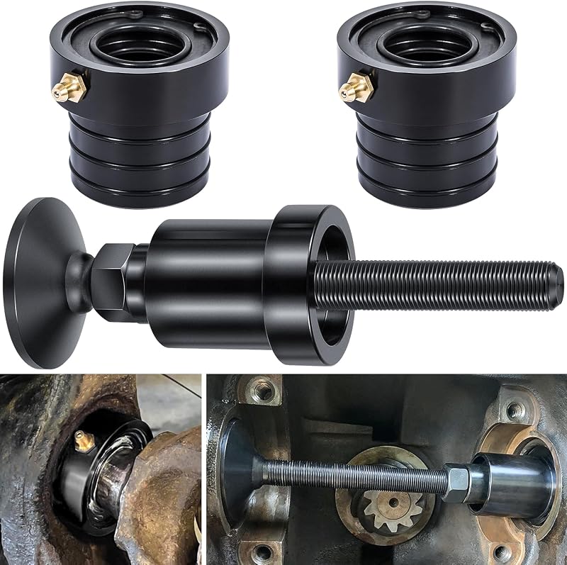Kit de Retentores do Tubo do Eixo Dianteiro Dana 30/44 com Ferramenta de Instalação E-cowlboy para Jeep Wrangler, Cherokee e Grand Cherokee – 3 peças