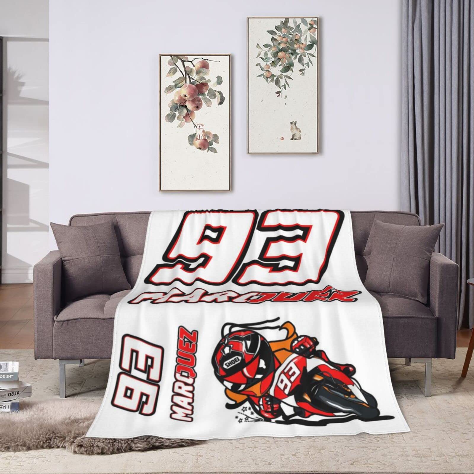 Amazon｜毛布 マルク マルケス Motogp 93 アニメ 軽量 ブランケット