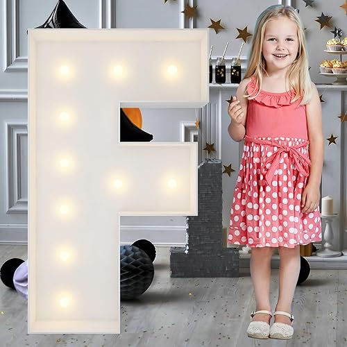 Vista 225 de Marco de números iluminados de 4 pies precortado, números de marquesina gigante, números 7, números de mosaico para globos, decoraciones de Número