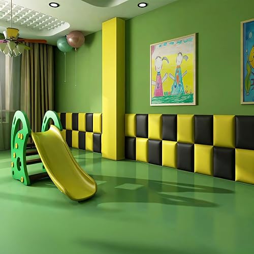 Miniatura 2 de PINJIE Acolchado de pared para niños con autismo, cabecero tapizado de 11.8 x 11.8 pulgadas, paneles de pared tapizados para decoración de
