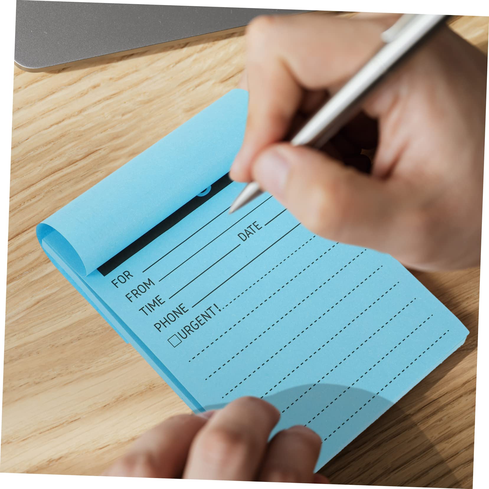 DOITOOL 2 Pezzi Blocchetti Memo Adesivi Colorati Fluorescenti Portatili Note Rimovibili per Scuola e Ufficio Carta Qualità per e Pianificazione