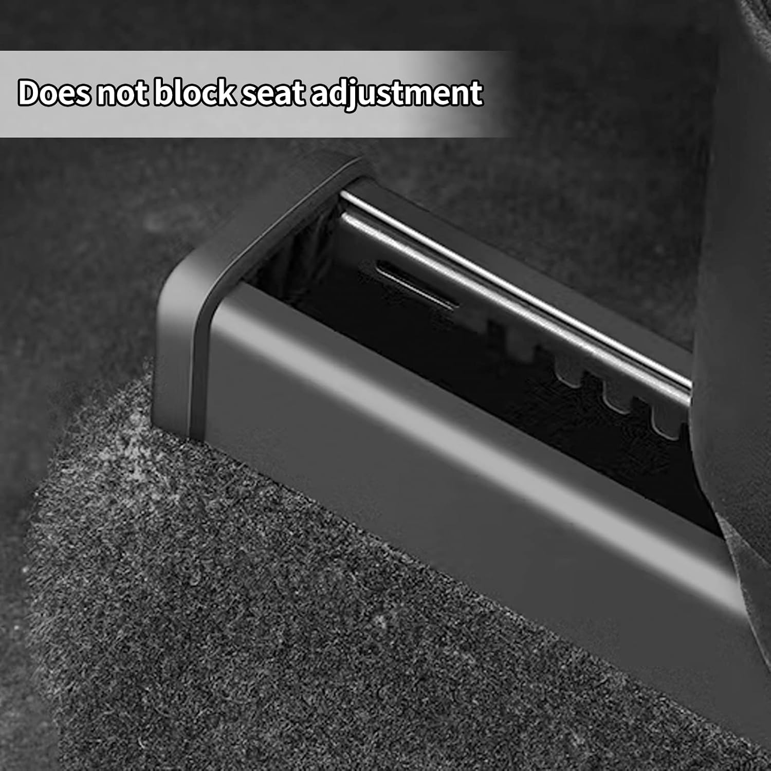 VBESTLIFE Rear Seat Slide Rail Plug for Black Rear Seat Lower Rail Protector for 2017-2023, 2017-2023