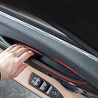 Vista 6 de Reemplazo de la cubierta de la manija de la puerta para BMW Serie 7 730 740 750 760 F01 F02 2008-2014, compatible con la parte delantera izquierda