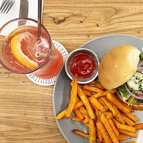 Miniatura 3 de AD Set of 6 Coasters for Drinks Absorbing Round Ceramic Stone Coaster with Cork Base Tabletop Protection Mat for Mugs and Cups,Office,Kitchen Serie