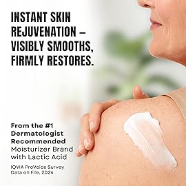 AmLactin Crepe Firming Cream - Therapeutic Skin Tightening Cream for Body - No-Scrub Exfoliator and Moisturizer, Skin Care with 15% Lactic Acid AHA, 12 oz (Packaging May Vary)