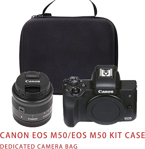 Miniatura 7 de WAIYUCN Estuche rígido de transporte compatible con Canon EOS M50EOS M50 Mark II Kit de cámara de vlogging sin espejo