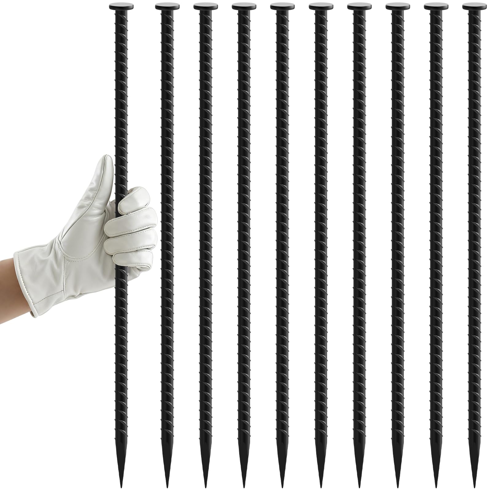 EUOKOK 16 Inch Rebar Stakes